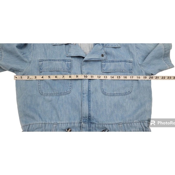 Baldwin Aurora Romper Light Indigo Lightweight Women's Large - Picture 7 of 10